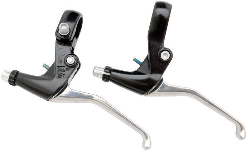 Brake handle set V-Brake Cantilever 4-finger black 2-piece