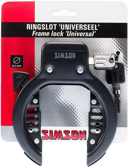 Simson Ringlot normal - Universal - 5.7 cm - schwaarz - keng Konscht