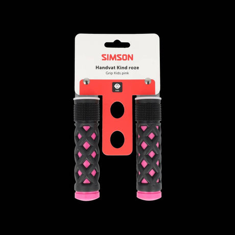 Simson handvatten kinder roze-zwart