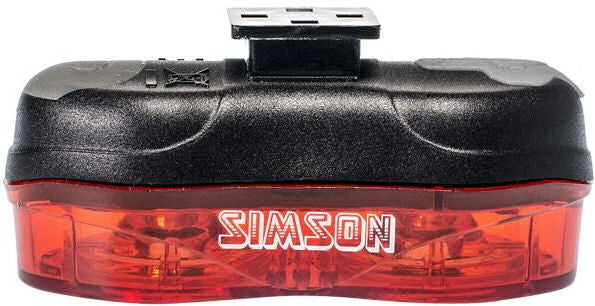 Simson USB LED svetilka oči rdeče 3 lumen