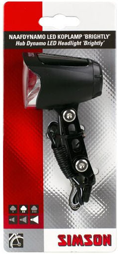 Voorlicht Brightly Hub -damo LED 70 Lux Black