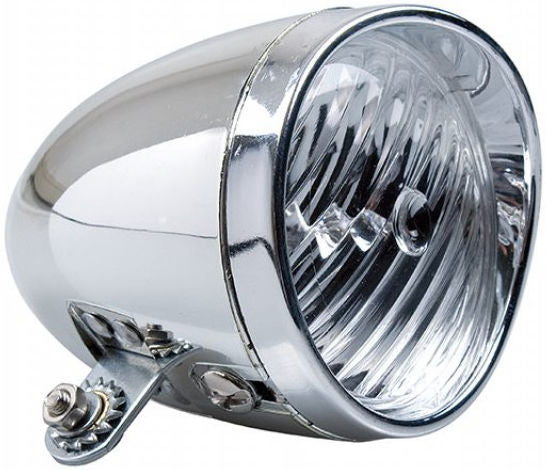 Battery Headlight Classic - Chrome (10 pieces in