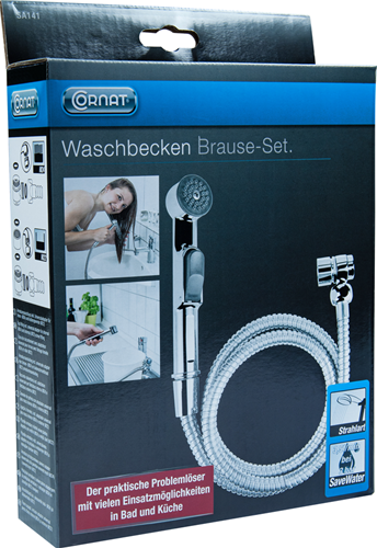 Cornat wasbak-doucheset compleet 1 2 ch - sa141