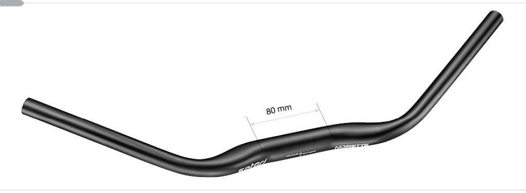 Satori Noirette Steering Bend 31,8mm matt svart 630mm (e-cykel)