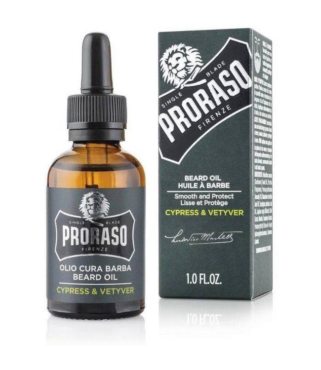 Proraso beard oil cypress vetyver 30ml