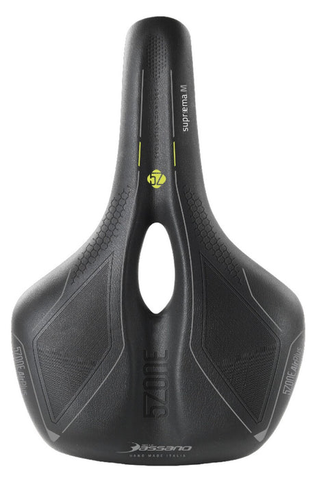 Selle Bassano zadel Suprema 5zone EL heren zwart