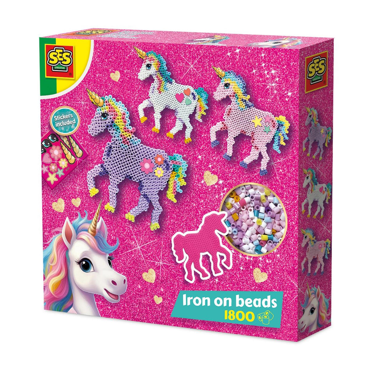 Ses unicorn - strijkkralen