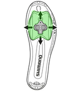 Shimano sm-sh40 cleat adapter for spd pedals