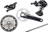 Shimano xt m8100 1x12-speed group clamp 170mm 10-51