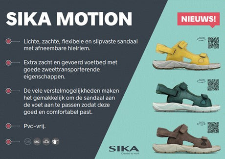 Sika 22213 motion sandaal | zwart | maat 41 - 5703617241006