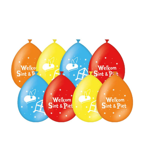 Paperdreams party ballonnen - sinterklaas - pak a 8 stuks latex