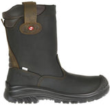 Sixton peak 81411-06 ranch laars hdry hoog s3 kn +esd | zwart bruin | maat 45 - 00.091.125.45