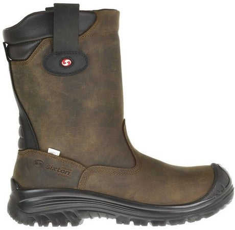 Sixton peak 81411-07 ranch laars hdry hoog s3 + kn gevoerd | bruin zwart | maat 42 - 00.091.126.42