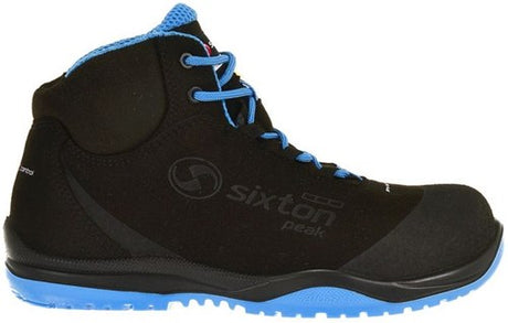Sixton peak 91370-01 cuban hoog s3 src esd | zwart blauw | maat 44 - 00.091.104.44
