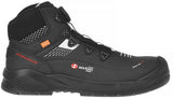 Sixton peak muscle boa hoog 43488-01 s3 | zwart grijs | maat 45 - 8053470577925