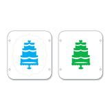 Sizzix • embosslits die label cake