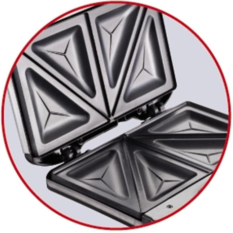 Tefal tosti-apparaat ultracompact rvs