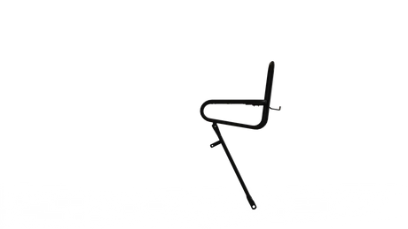 Voordrager Steco smooth zwart 25cm