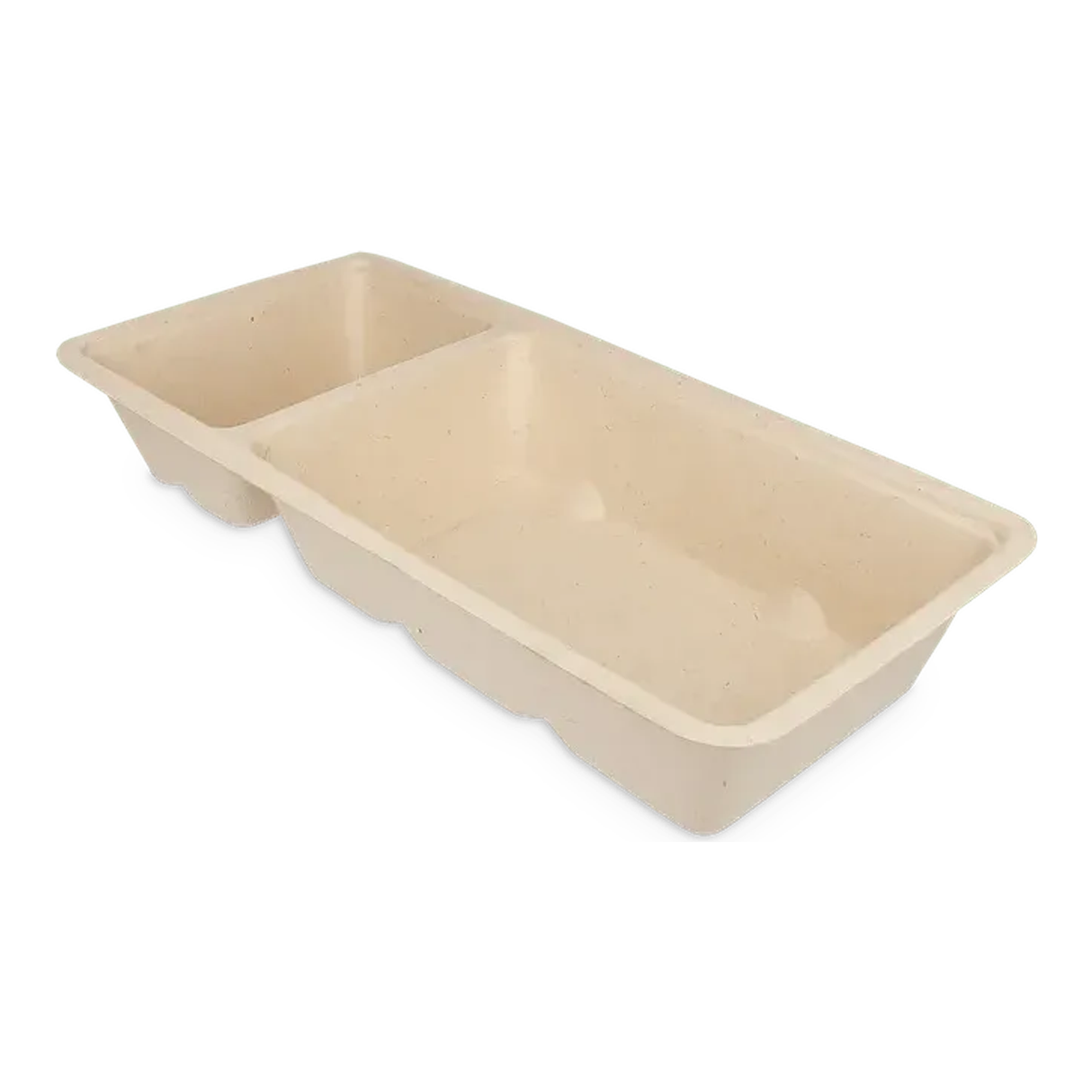 Takeaware snackbakje a22 bagasse pfas-vrij (a9+saus) (500 stuks)