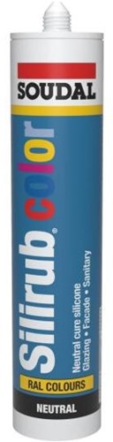 Soudal silirub color | siliconenkit | alu grijs ral 9007 | 300 ml - 111713