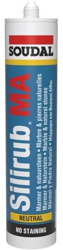 Soudal silirub ma | siliconenkit | zwart | 300 ml - 106252