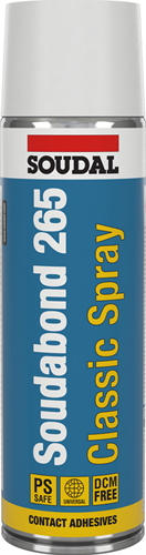 Soudal soudabond 265 classic spray | contactlijm | 500 ml - 146309