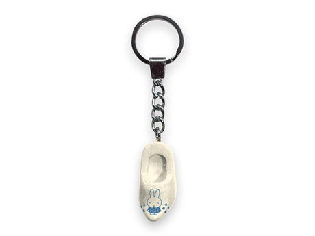 Nijntje sleutelhanger 1 klomp 4 cm wit blauw