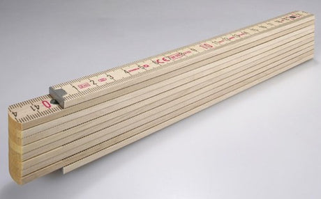 Stabila duimstok, 407n transprant hout 2m - 14348