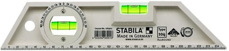 Stabila waterpas, kunststof, maatverdeling 25cm - 06901