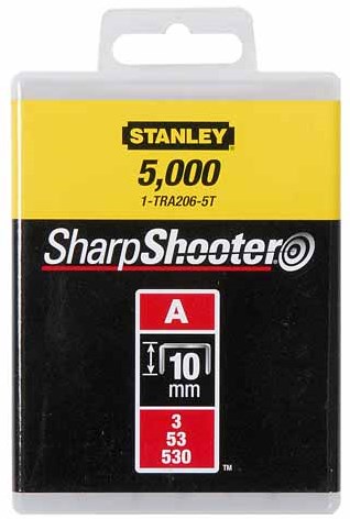 Stanley handgereedschap nieten 10mm type a - 5000 stuks - 1-tra206-5t