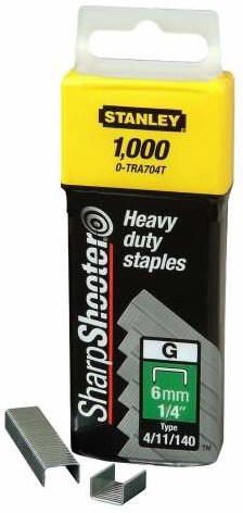 Stanley handgereedschap nieten 10mm type g - 1000 stuks - 1-tra706t