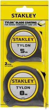 Stanley handgereedschap tylon rolbandmaatset - 5m 8m | stht0-74260 - stht0-74260