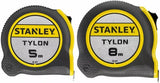 Stanley handgereedschap tylon rolbandmaatset - 5m 8m | stht0-74260 - stht0-74260