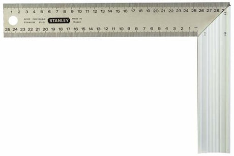 Stanley handgereedschap winkelhaak met maatverdeling | 400x200mm - 1-45-687