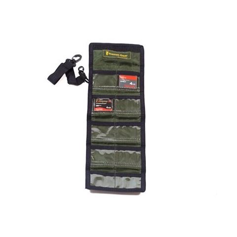 Geet Stealth Gear Gear Sac de rangement de carte flash compacte vert