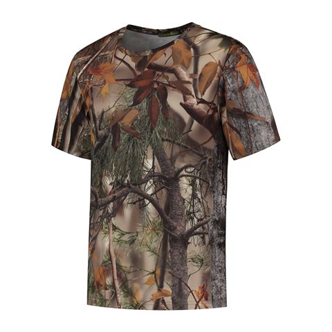 Stealth gear t-shirt korte mouw camo bosprint maat l