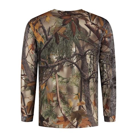 Stealth Gear Stealth Gear T-shirt Long Sleeve Camo Bosprint Size L