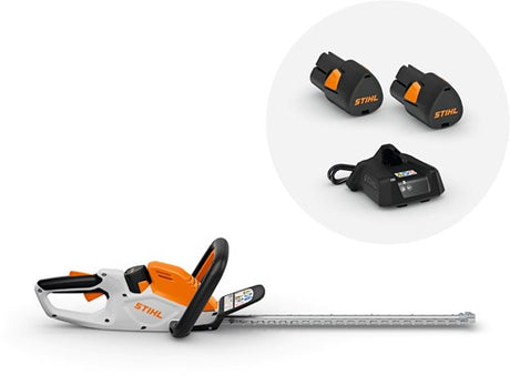 Stihl hsa 40 set | accu heggenschaar 10,8v 50 cm (2x as 2 2 ah accu + al 1 lader) - ha080113526