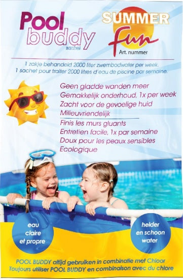 Sommerspaß -Wartungsmessung Pool Buddy für 2000 Liter weiß