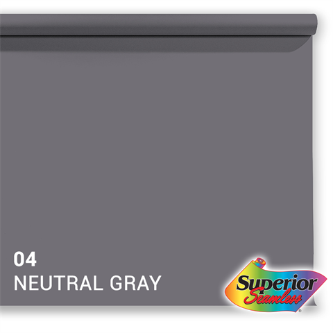 Superior background paper 04 Neutral Gray 1.35 x 11m