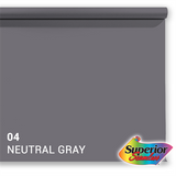 Superior achtergrondpapier 04 neutral grey 1,35 x 11m