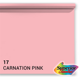 Vorgesetzter Hintergrundpapier 17 Carnation Pink 1,35 x 11m