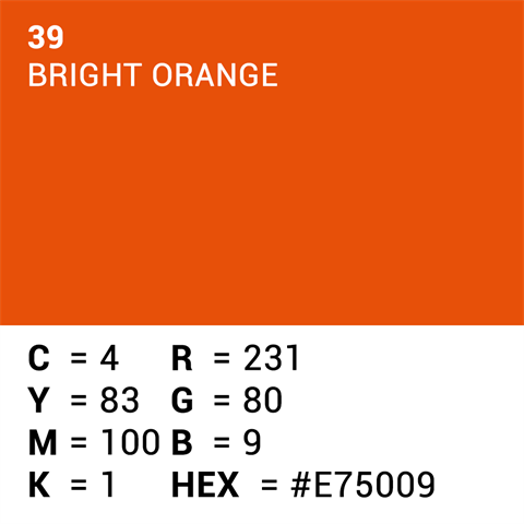 Vrhunski papir za ozadje 39 Svetlo oranžna 1,35 x 11m