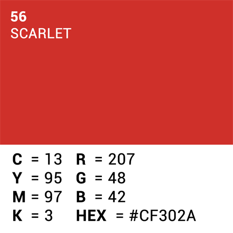 Vrhunski papir za ozadje 56 Škrlat 1,35 x 11m