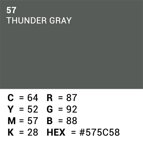 Documento de fondo superior 57 Thunder Gray 1.35 x 11m