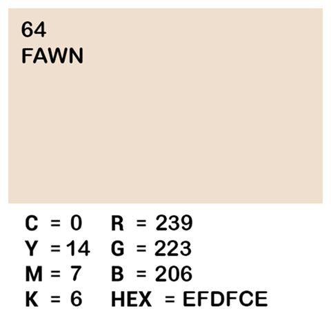 Overlegen bakgrunnspapir 64 Fawn 1.35 x 11m