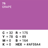 Papier de fond supérieur 76 Grape 1,35 x 11m