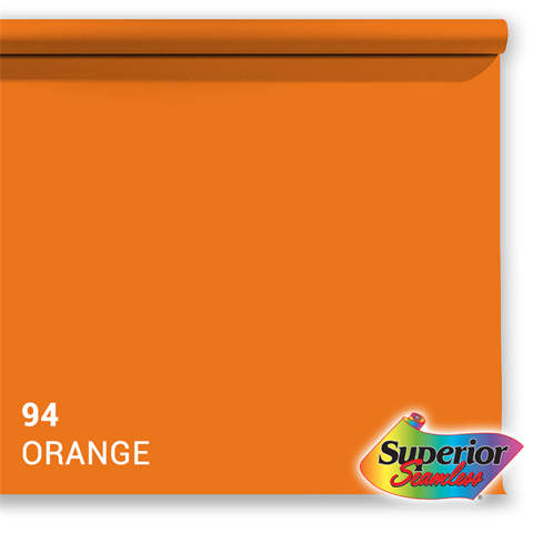 Overlegen baggrundspapir 94 orange 1,35 x 11m