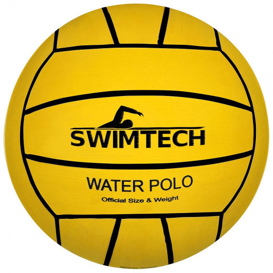 SwimTech Waterpolobal rubber yellow size 4