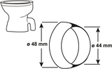 Cornat buitenverbinding wc 44mm 48mm - t360299